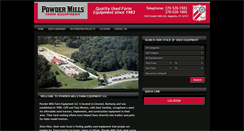 Desktop Screenshot of powdermillsfarmequip.com