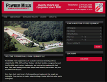 Tablet Screenshot of powdermillsfarmequip.com